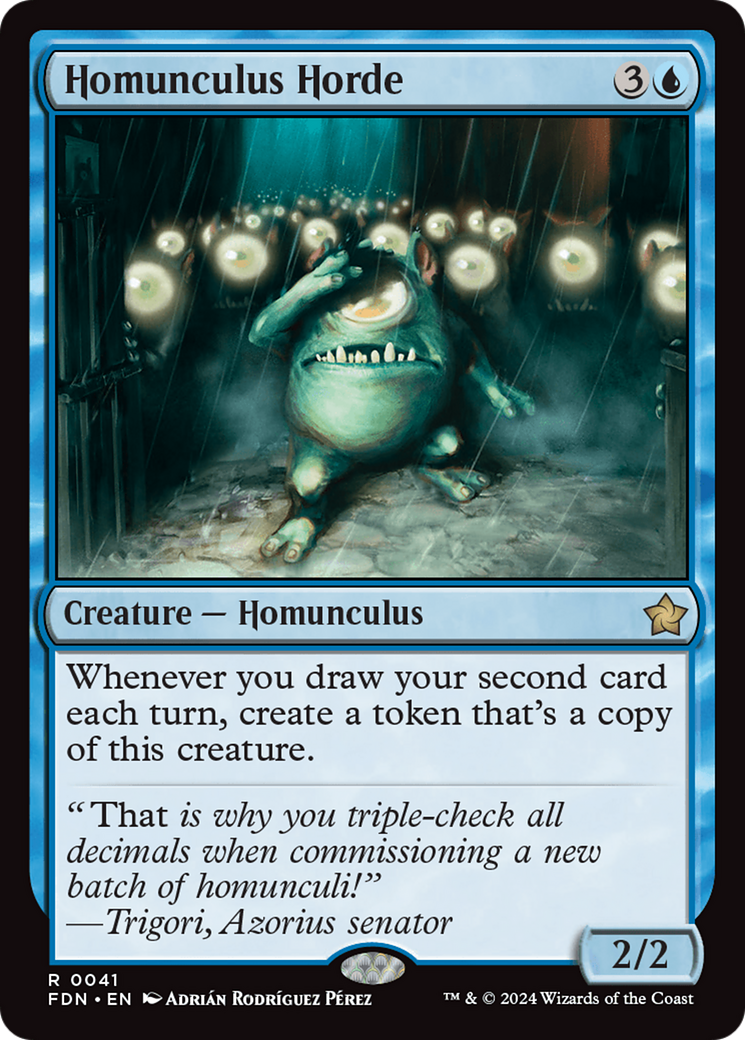 Homunculus Horde (FDN-041) - Foundations Foil