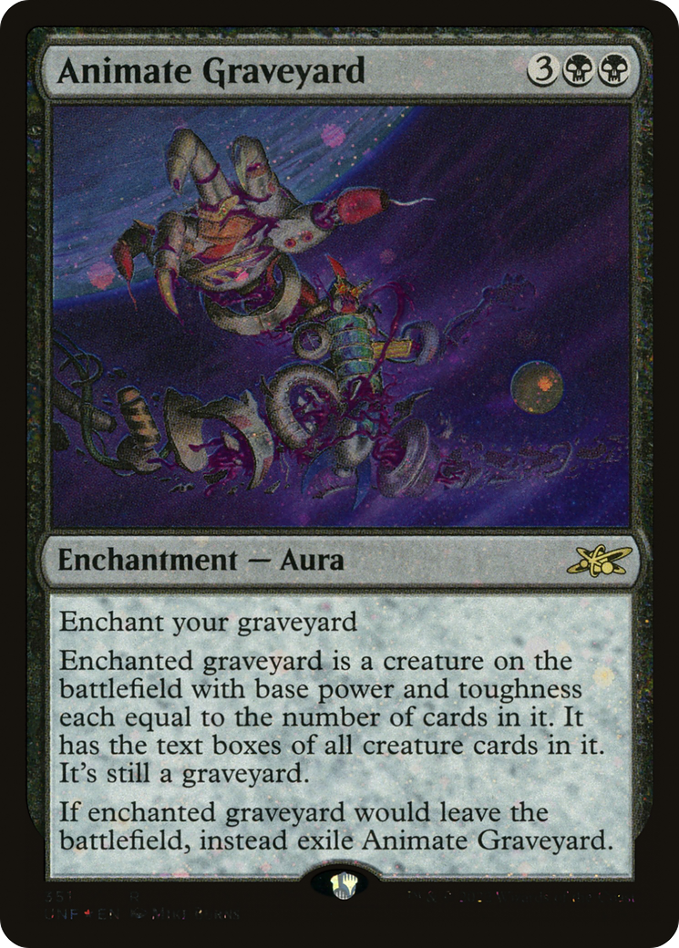 Animate Graveyard (UNF-351) - Unfinity Foil