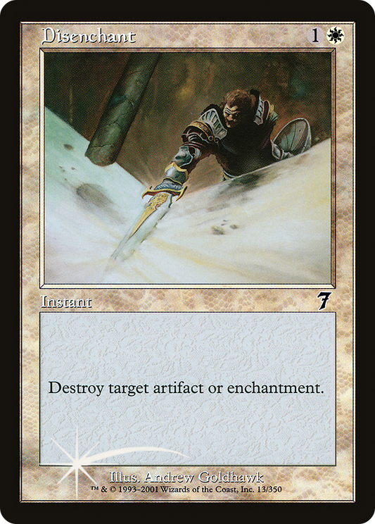Disenchant (7ED-13★) - Seventh Edition Foil