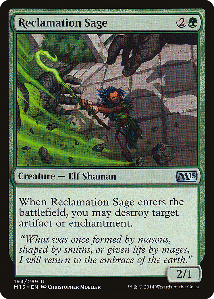 Reclamation Sage (M15-194) - Magic 2015