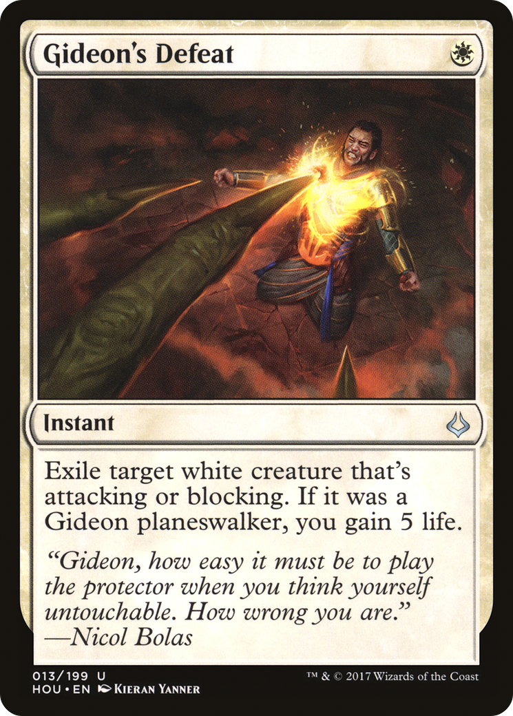 Gideon's Defeat (HOU-013) - Hour of Devastation