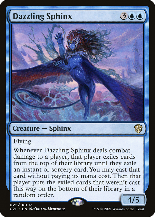 Dazzling Sphinx (C21-025) - Commander 2021