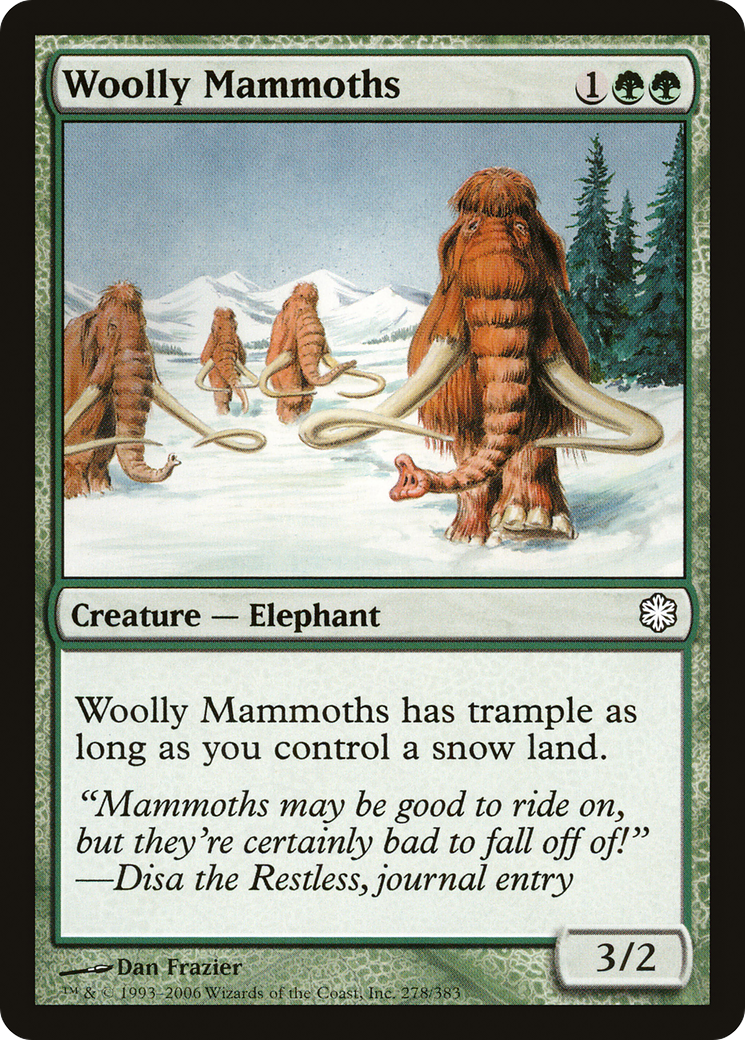 Woolly Mammoths (CST-278) - Coldsnap Theme Decks