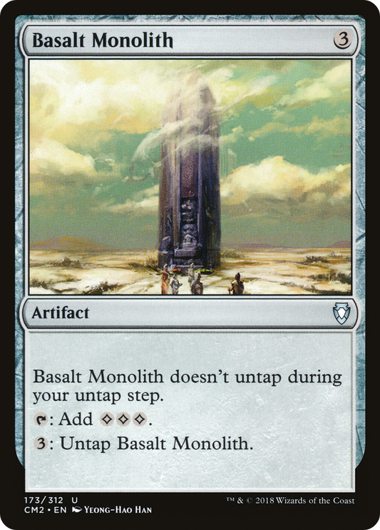 Basalt Monolith (CM2-173) - Commander Anthology Volume II