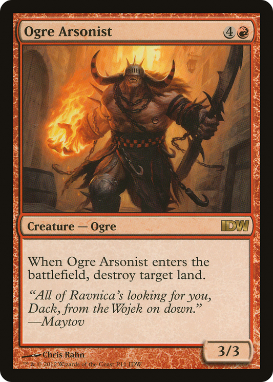 Ogre Arsonist (MEDIA-011) - IDW Comics Inserts