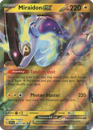 Miraidon ex (81/198) - SV01 Scarlet & Violet Base Set Holofoil - Double Rare