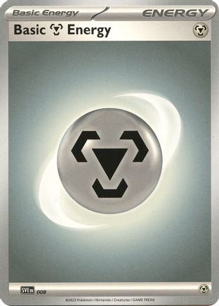 Basic Metal Energy (8) - SVE Scarlet & Violet Energies  - Common