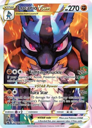 Lucario VSTAR SWSH291 - SWSH Sword & Shield Promo Cards Holofoil - Promo