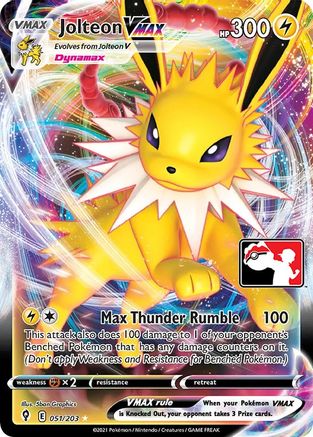 Jolteon VMAX 51 - Prize Pack Series Cards Holofoil