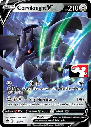 Corviknight V 109 - Prize Pack Series Cards Holofoil