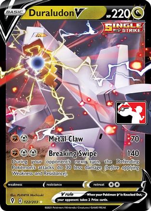 Duraludon V 122 - Prize Pack Series Cards Holofoil