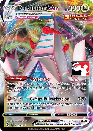 Duraludon VMAX 123 - Prize Pack Series Cards Holofoil