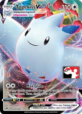 Togekiss VMAX 141 - Prize Pack Series Cards