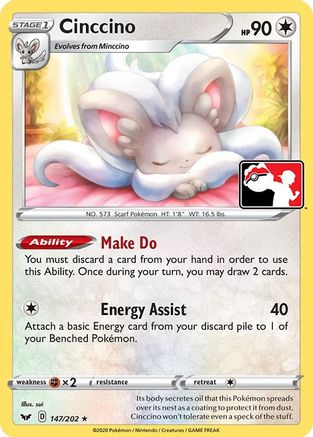 Cinccino 147 - Prize Pack Series Cards