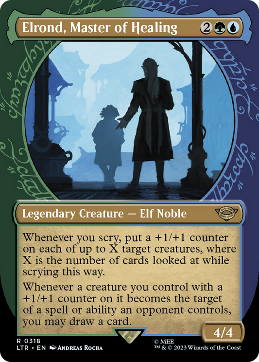 Elrond, Master of Healing (Showcase) (LTR-318) - The Lord of the Rings: Tales of Middle-earth: (Showcase) (Borderless)