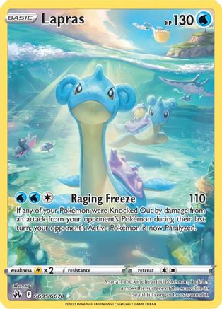 Lapras - GG05/GG70 - Crown Zenith Galarian Gallery Holofoil