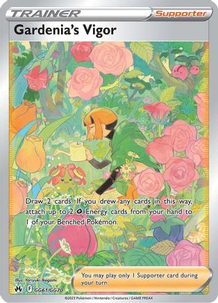 Gardenia's Vigor - GG61/GG70 - Crown Zenith Galarian Gallery Holofoil