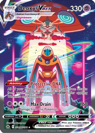 Deoxys VMAX GG45/GG70 - Crown Zenith Galarian Gallery Holofoil - Ultra Rare