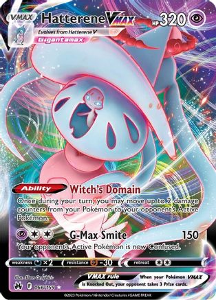 Hatterene VMAX - 066/159 - Crown Zenith Holofoil