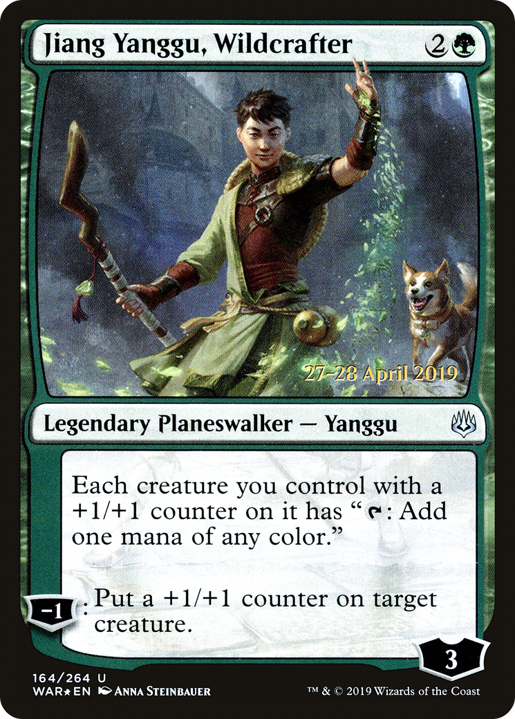 Jiang Yanggu, Wildcrafter (PWAR-164S) - War of the Spark Promos Foil