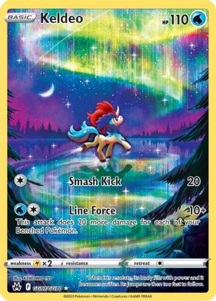 Keldeo - GG07/GG70 - Crown Zenith Galarian Gallery Holofoil