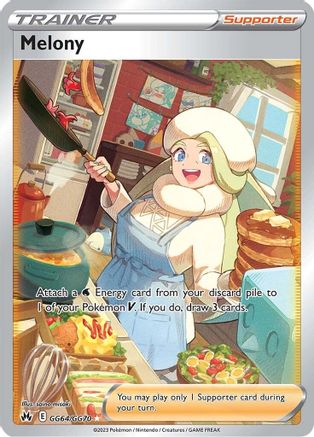 Melony (GG64/GG70) - Crown Zenith Galarian Gallery Holofoil - Ultra Rare
