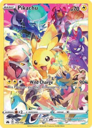 Pikachu 160/159 - Crown Zenith Holofoil