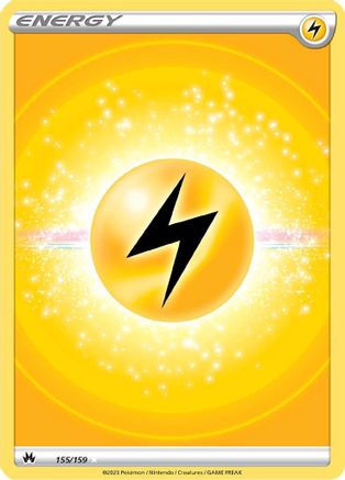 Lightning Energy 155/159 - Crown Zenith Holofoil