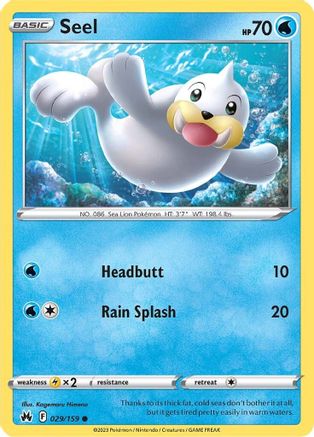 Seel 29/159 - Crown Zenith Reverse Holofoil