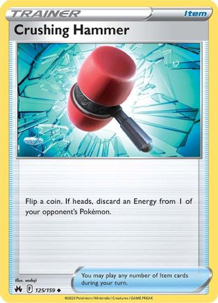 Crushing Hammer (125/159) - Crown Zenith Reverse Holofoil - Uncommon