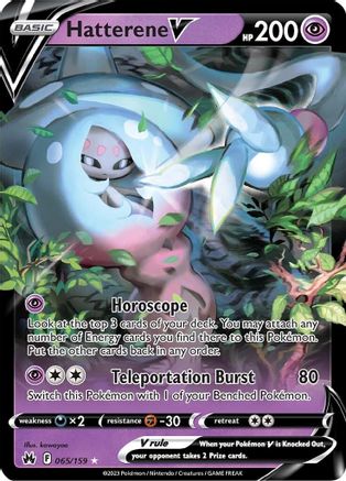 Hatterene V - 065/159 - Crown Zenith Holofoil