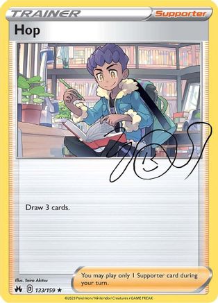 Hop - 133/159 - Crown Zenith Reverse Holofoil