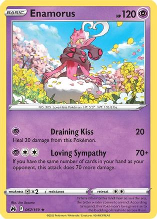Enamorus - 067/159 - Crown Zenith Normal