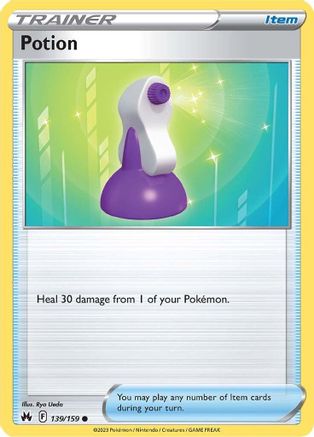 Potion - 139/159 - Crown Zenith Reverse Holofoil