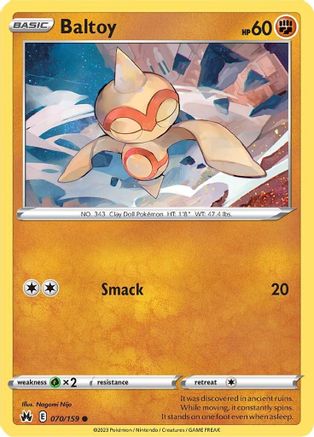 Baltoy - 070/159 - Crown Zenith Normal - Common