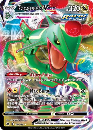 Rayquaza VMAX 101/159 - Crown Zenith Holofoil