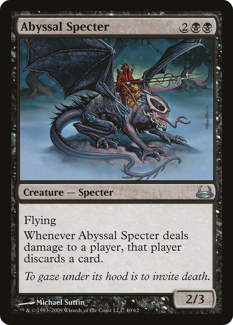 Abyssal Specter (DDC-040) - Duel Decks: Divine vs. Demonic