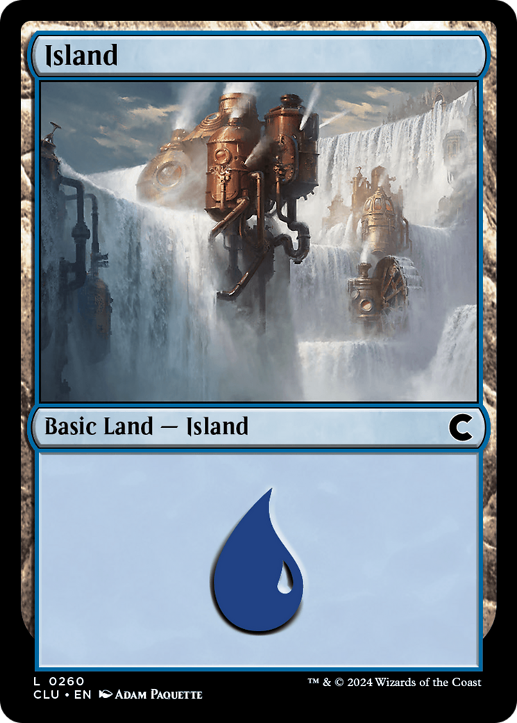 Island (CLU-260) - Ravnica: Clue Edition