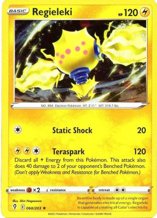 Regieleki 060/203 - Miscellaneous Cards & Products Holofoil - Holo Rare