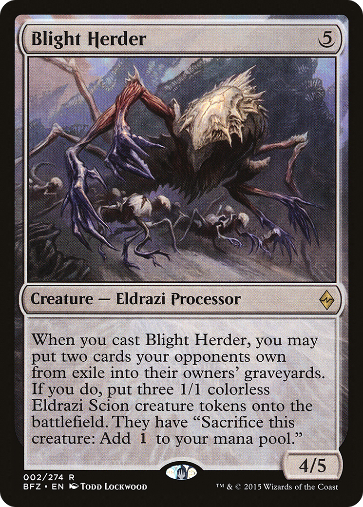 Blight Herder  (BFZ-002) - Battle for Zendikar Foil