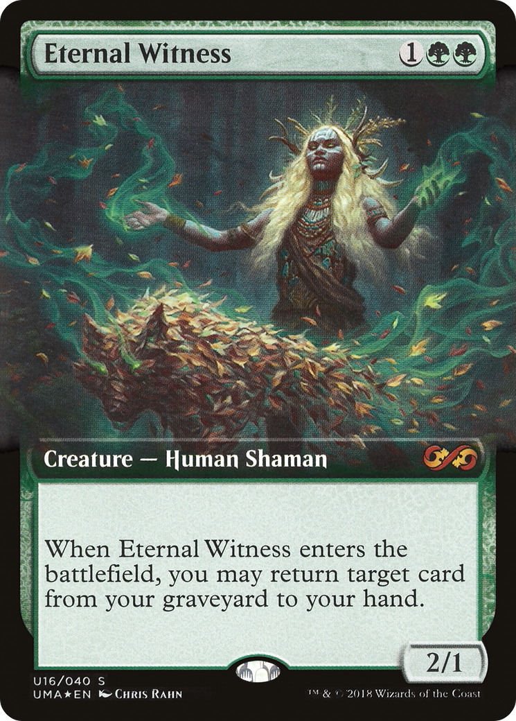 Eternal Witness (PUMA-U16) - Ultimate Box Topper: (Extended Art) Foil