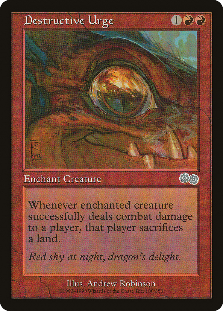 Destructive Urge (USG-180) - Urza's Saga