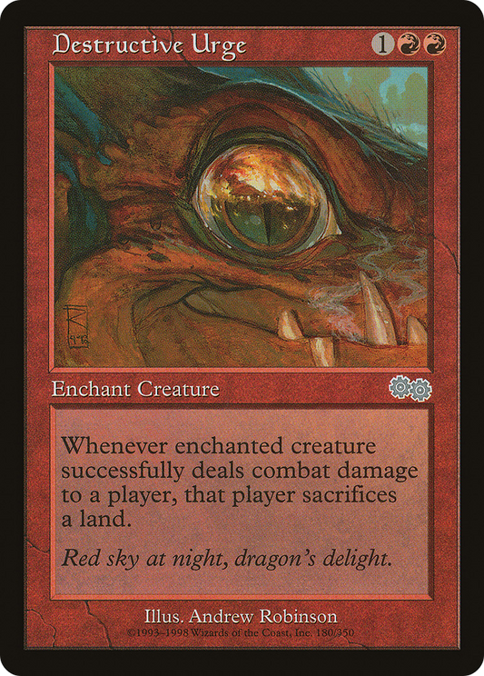 Destructive Urge (USG-180) - Urza's Saga