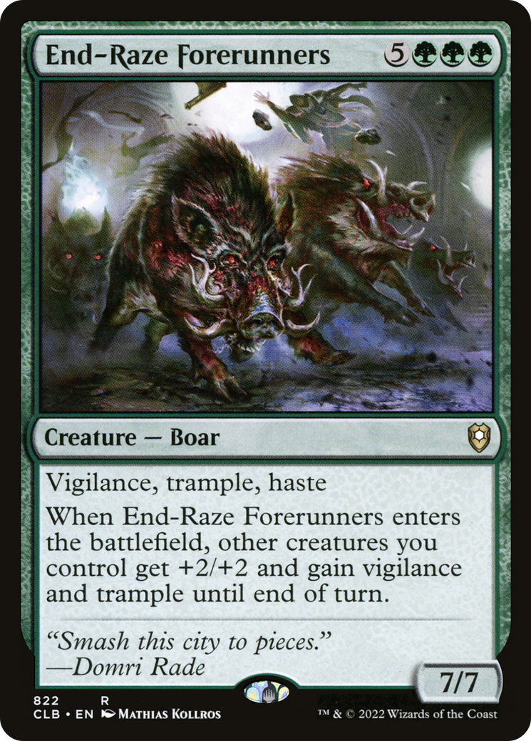 End-Raze Forerunners (CLB-822) - Commander Legends: Battle for Baldur's Gate