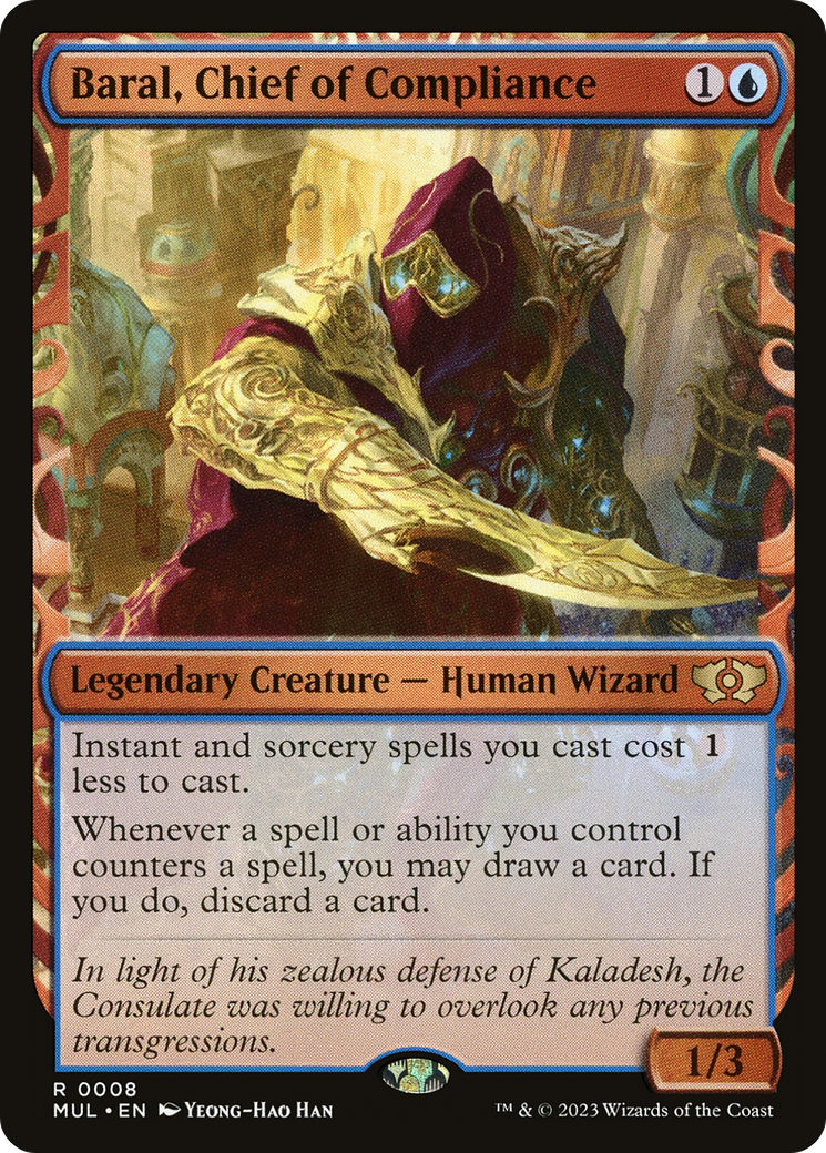 Baral, Chief of Compliance (MUL-008) - Multiverse Legends: (Showcase) Foil