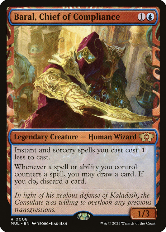 Baral, Chief of Compliance (MUL-008) - Multiverse Legends: (Showcase) Foil