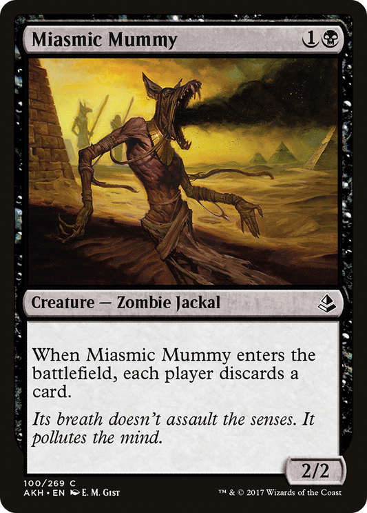 Miasmic Mummy (AKH-100) - Amonkhet Foil