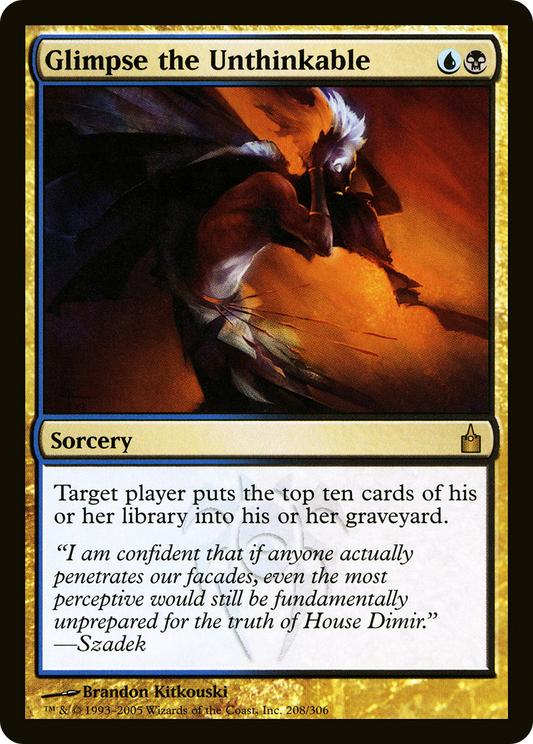 Glimpse the Unthinkable (RAV-208) - Ravnica: City of Guilds