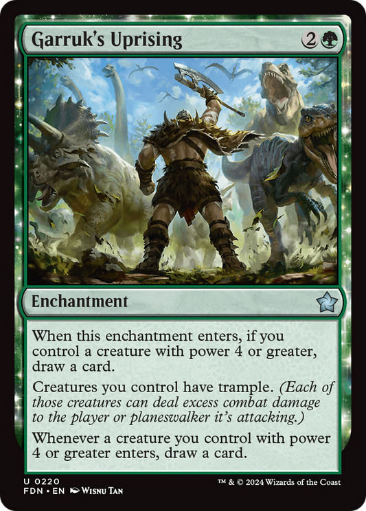 Garruk's Uprising (FDN-220) - Foundations