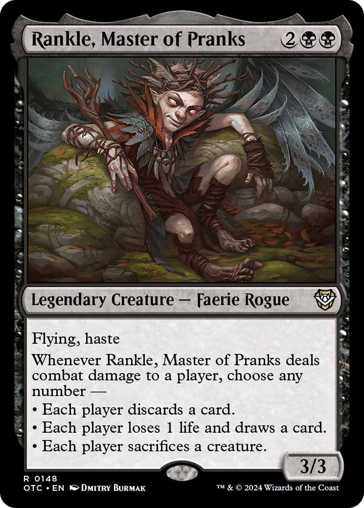 Rankle, Master of Pranks (OTC-148) - Outlaws of Thunder Junction Commander